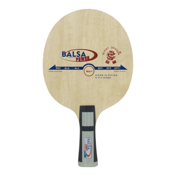 Raquete Lâmina tênis de mesa balsa power FL 5 folhas Giant Dragon