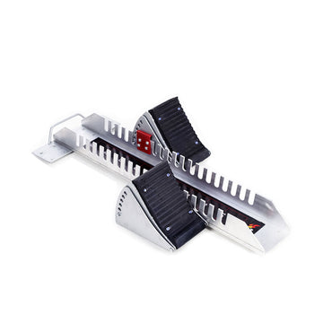 Bloco de partida de alumínio e aço com ajustes de distância e inclinação Pista e Campo