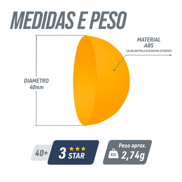 Bola de tênis de mesa 3 estrelas