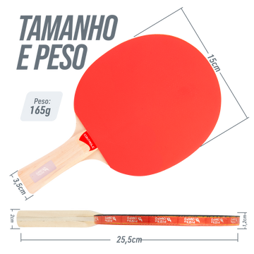 Raquete de tênis de mesa Controle Pista e Campo