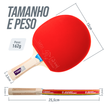 Raquete De Tênis De Mesa Taichi 3 Estrelas Da Giant Dragon