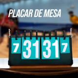 Placar Metálico até 7 Sets para Tênis de Mesa Jintai