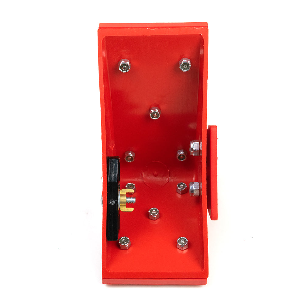 Bloco de partida de aço e pvc Pista e Campo vista pedal 2