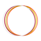 Arco Bambolê Infantil Plástico Avulso Colorido 63 e 75cm Reises