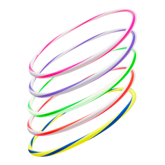 Arco 76cm de Ginástica Rítmica em Espiral Gracios
