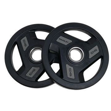 Kit 100kg Anilhas Olímpicas Vulcanizadas Envolst