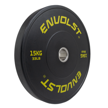 Anilha Bumper Olímpica 15 kg Treinos de LPO e Cross Envolst