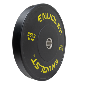 Anilha Bumper Olímpica 35 lb Treinos de LPO e Cross Envolst