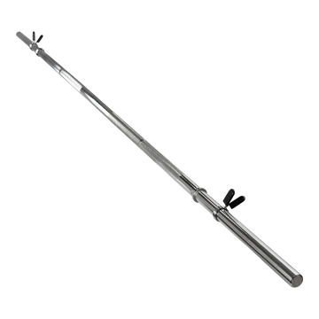 Barra Reta de Musculação Maciça 2,20m 28mm com Presilhas Envolst