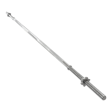 Barra Reta Maciça Roscada 2,20m 28mm com Presilhas Envolst