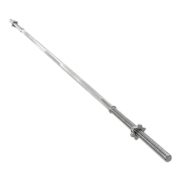 Barra Reta Maciça Roscada 2,20m 28mm com Presilhas Envolst