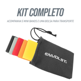 Kit com 5 tensões de faixas elásticas mini band Envolst