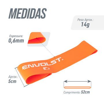 Mini Band Envolst - kit com 3 intensidades