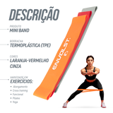 Mini Band Envolst - kit com 3 intensidades