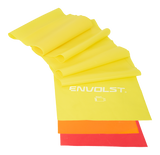 Faixa elástica 1,50m x 15cm Envolst - Kit com 03 intensidades