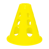 Cone de plástico 8cm vazado pequeno para manobras Pista e Campo - cnj com 10 und