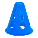 Cone de plástico 8cm vazado pequeno para manobras Pista e Campo - cnj com 10 und
