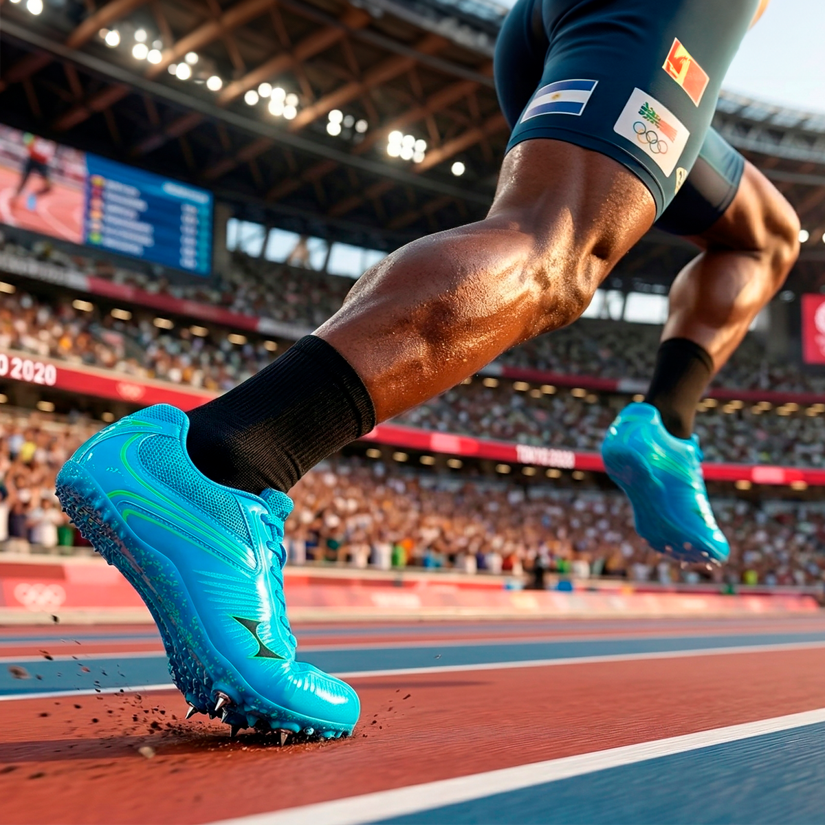 Sapatilha de atletismo para velocidade Health - Azul