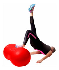 Bola Feijão Peanut Ball 90x45cm Envolst — Azul e Vermelho