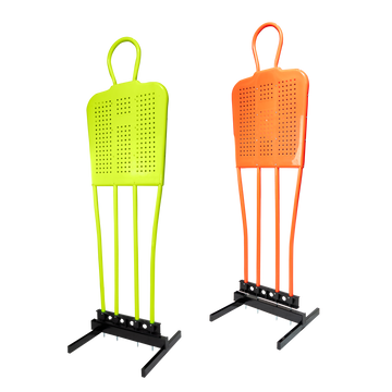 Boneco barreira para treinamento de falta no futebol com base Pista e Campo