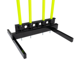 Boneco barreira para treinamento de falta no futebol com base Pista e Campo