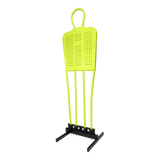 Boneco barreira para treinamento de falta no futebol com base Pista e Campo