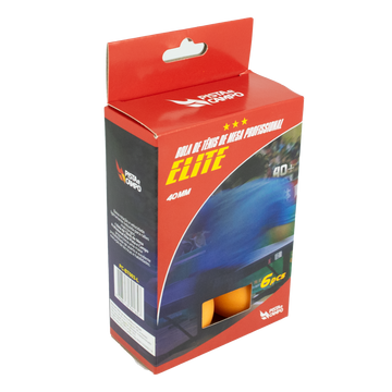 Bolinha de tênis de mesa Elite Pista e Campo - cnj com 6 und