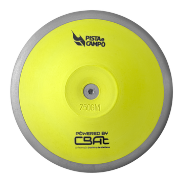Disco de atletismo de aço e ABS 0,75kg Powered by CBAt