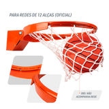 Aro oficial de basquete de aço retrátil (com amortecedor) modelo profissional Pista e Campo