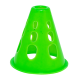 Cone de plástico 8cm vazado pequeno para manobras Pista e Campo - cnj com 10 und
