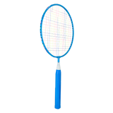 Kit de badminton infantil com 02 raquetes de aço, 01 volante e 01 bola de espuma Loire