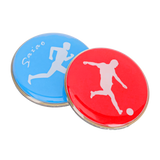 Moeda de árbitro de futebol para sorteio Pista e Campo