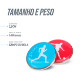 Moeda de árbitro de futebol para sorteio Pista e Campo