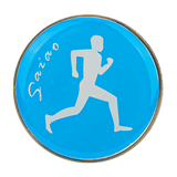 Moeda de árbitro de futebol para sorteio Pista e Campo