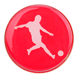 Moeda de árbitro de futebol para sorteio Pista e Campo