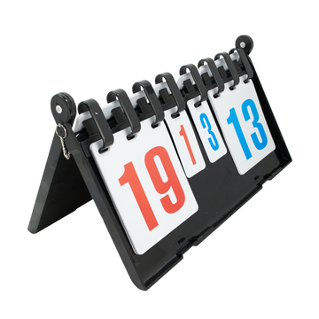 Placar de mesa estrutura plástica preta para pontuação e sets Pista e Campo