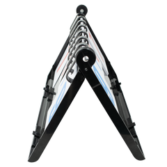 Placar de mesa estrutura plástica preta para pontuação e sets Pista e Campo