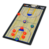 Prancheta tática magnética dupla face com caneta para treinamento de Basquete Pista e Campo