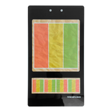 Prancheta tática magnética com caneta para treinamento de esportes de praia Pista e Campo