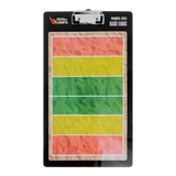 Prancheta tática magnética com caneta para treinamento de esportes de praia Pista e Campo