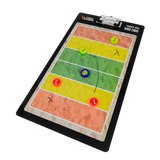 Prancheta tática magnética com caneta para treinamento de esportes de praia Pista e Campo