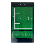 Prancheta tática magnética dupla face com caneta para treinamento de Futebol Society Pista e Campo