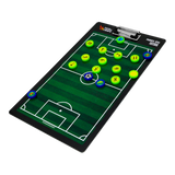Prancheta tática magnética dupla face com caneta para treinamento de Futebol Pista e Campo