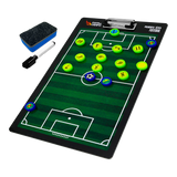 Prancheta tática magnética dupla face com caneta para treinamento de Futebol Pista e Campo