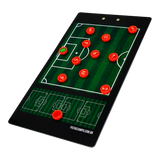 Prancheta tática magnética dupla face com caneta para treinamento de Futebol Pista e Campo