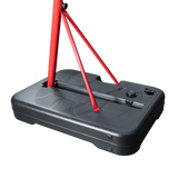 Tabela de basquete infantil móvel com poste, tabela e aro Pista e Campo