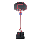 Tabela de basquete infantil móvel com poste, tabela e aro Pista e Campo