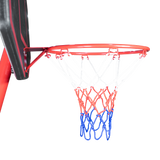 Tabela de basquete infantil móvel com poste, tabela e aro Pista e Campo
