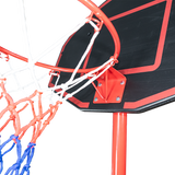 Tabela de basquete infantil móvel com poste, tabela e aro Pista e Campo