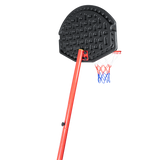 Tabela de basquete infantil móvel com poste, tabela e aro Pista e Campo